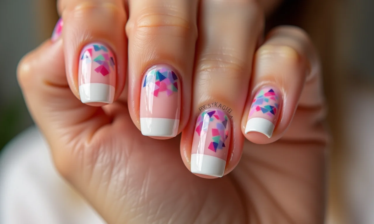 Francesinha reinventada com pontas coloridas e designs geométricos.