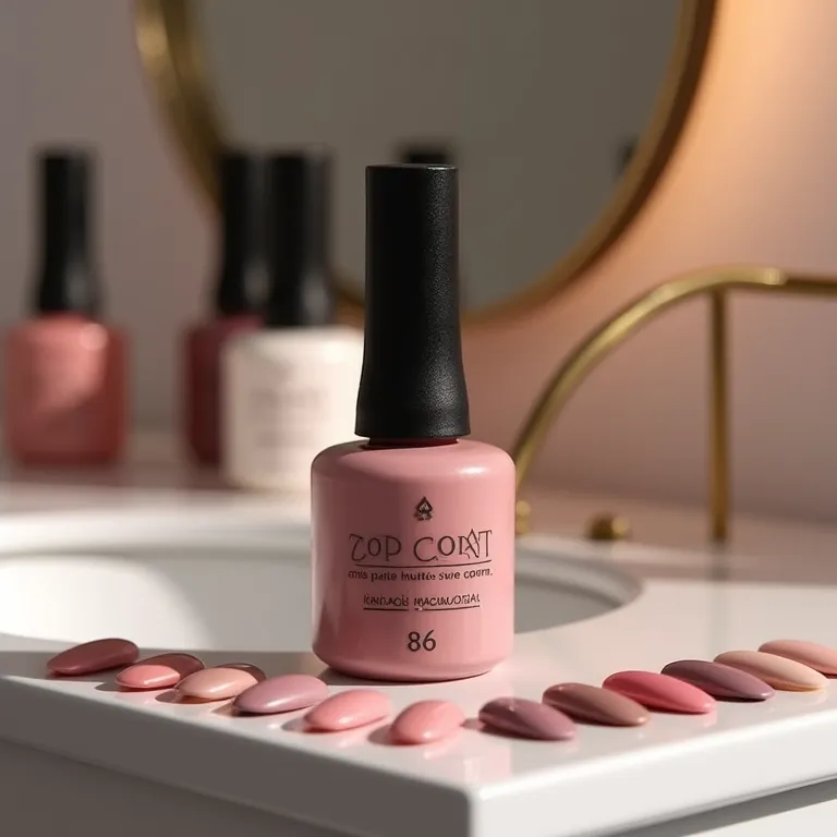 Frasco do Top Coat Fosco Impala Matte Effect em uma penteadeira moderna.