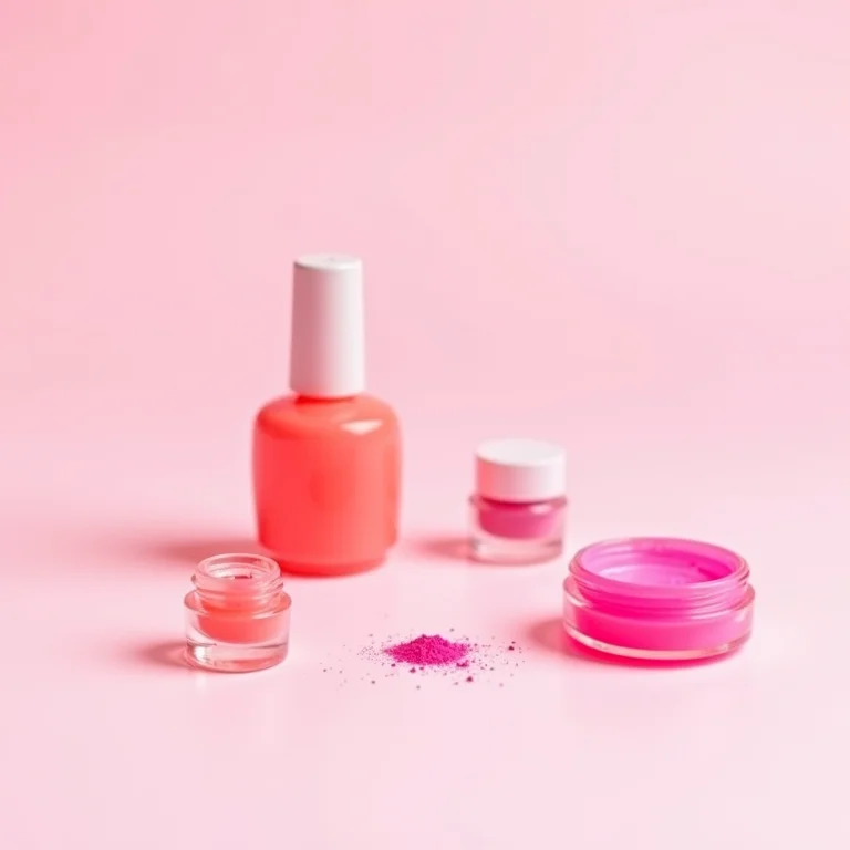 Ingredientes e materiais para fazer esmalte que brilha no escuro