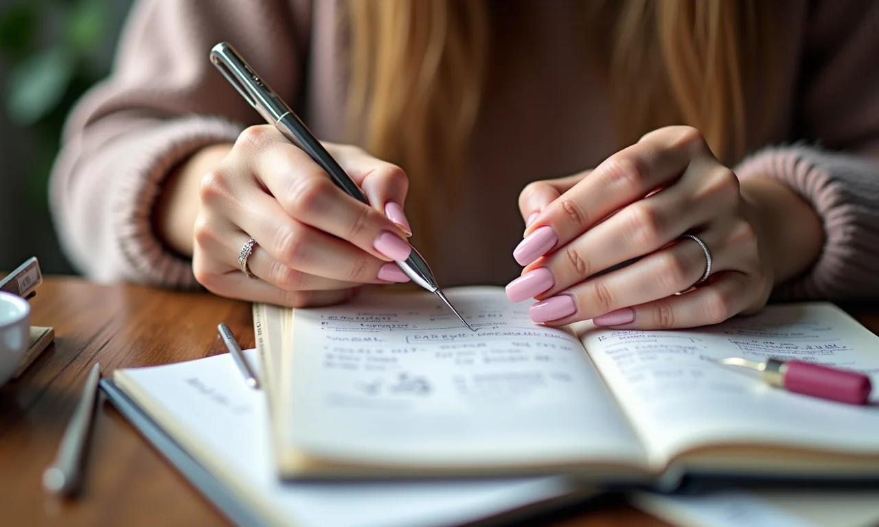 Lembretes importantes para nail art com tinta de tecido.