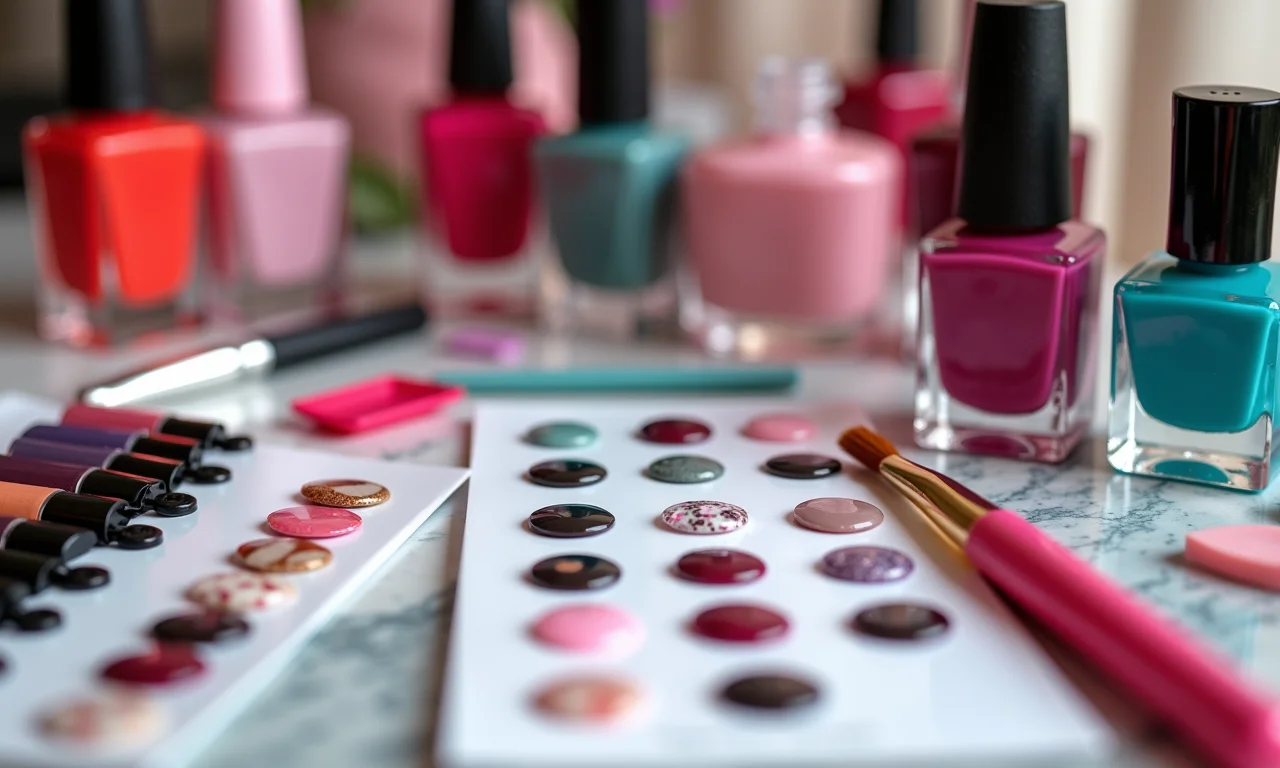 Materiais para nail art de Harry Potter.