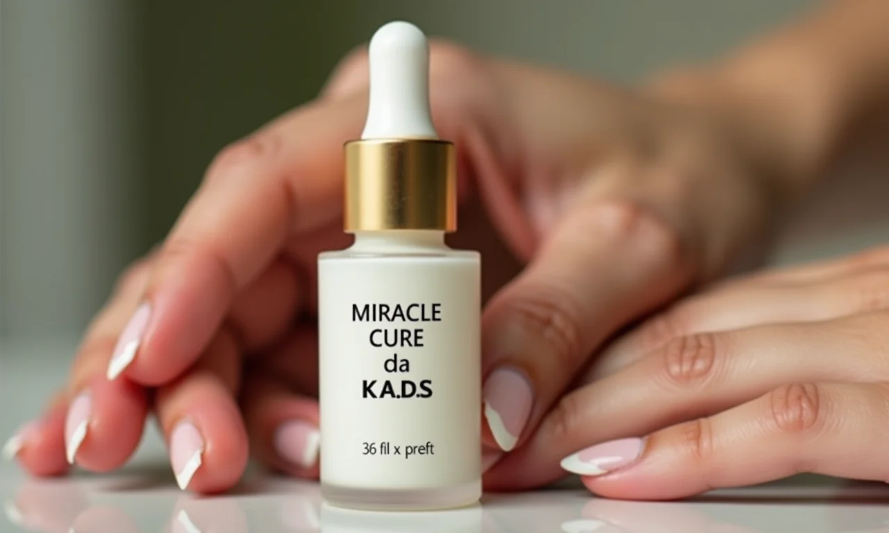 Miracle Cure da KADS para unhas fortes e sem manchas.