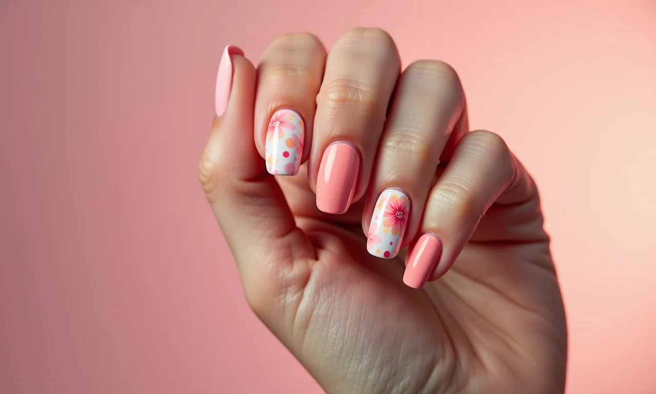 Mix de texturas: do fosco ao brilhante nas unhas.