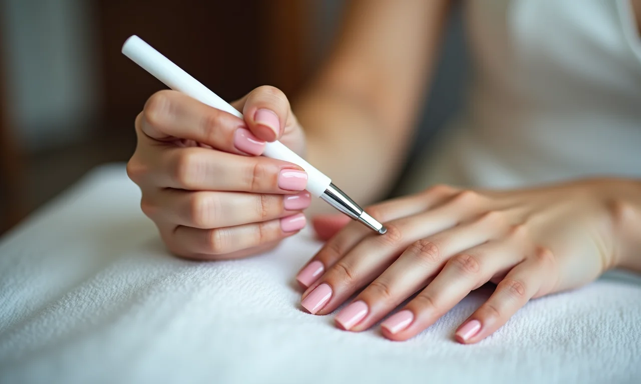 Noiva relaxando no salão de beleza antes do casamento.