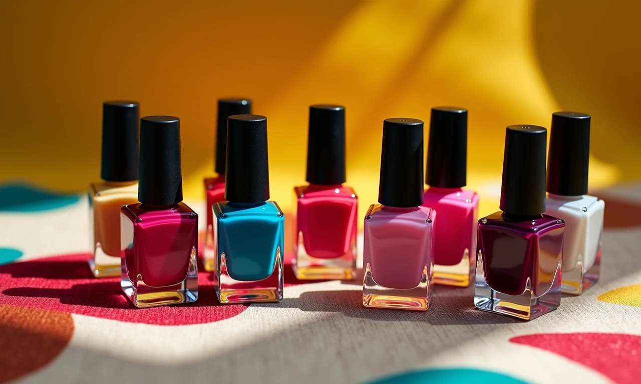 Novos lançamentos de esmaltes Impala em tecido colorido.