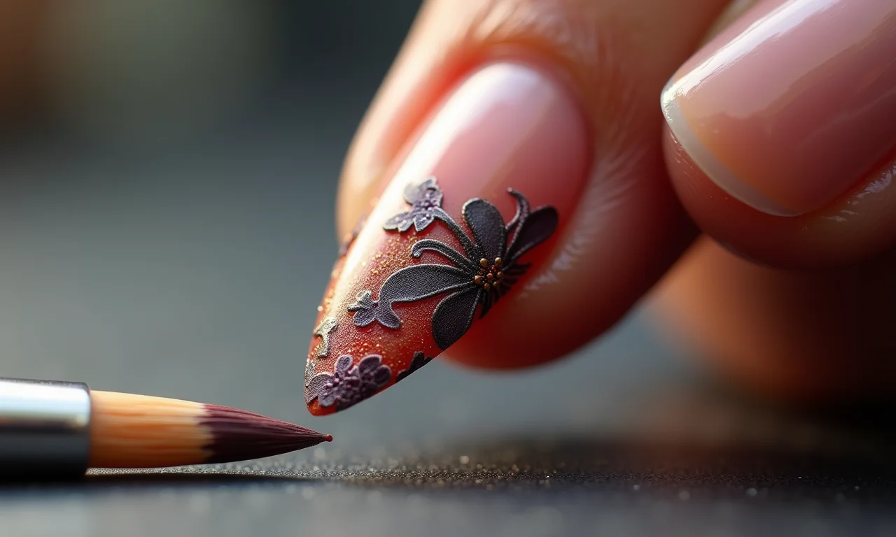 Pincéis para nail art da Marco Boni.