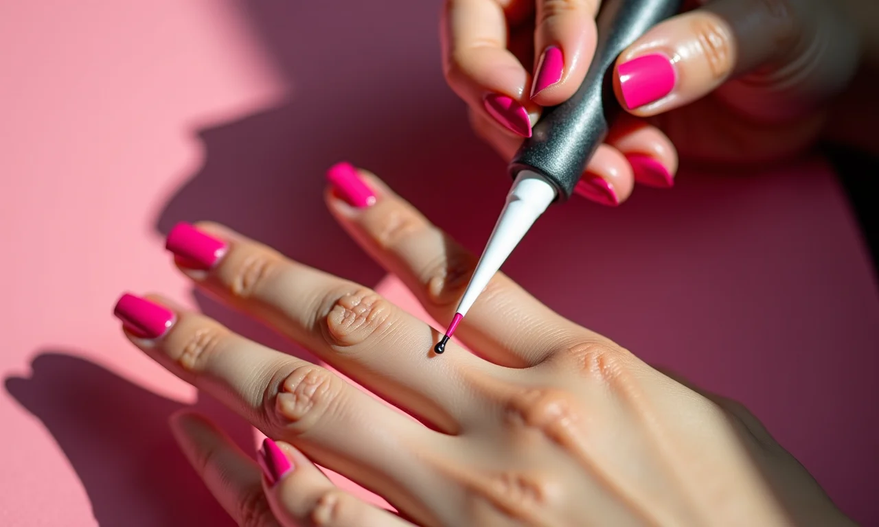 Pincel Liner Kiss New York: precisão para nail art e alongamento de unhas.