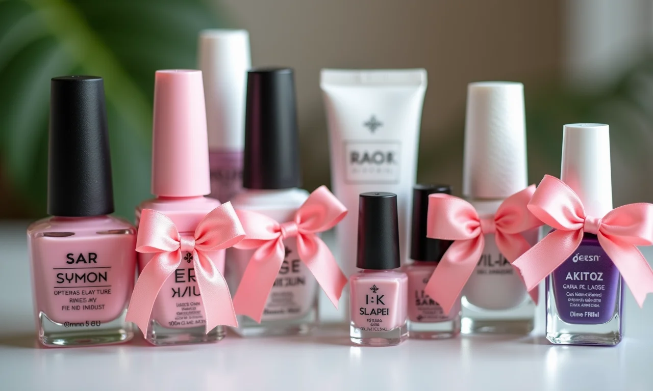 Produtos essenciais para criar unhas decoradas com lacinhos perfeitas.