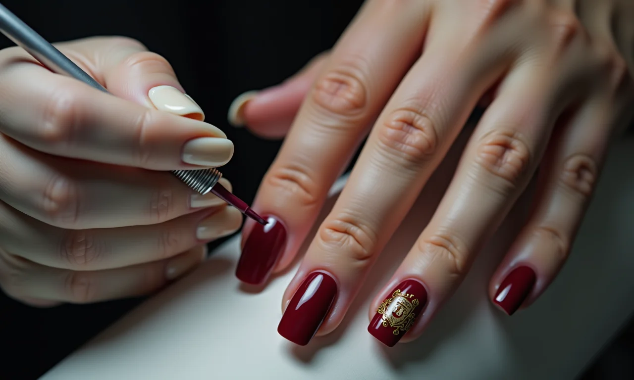 Proteção para nail art durar mais tempo.