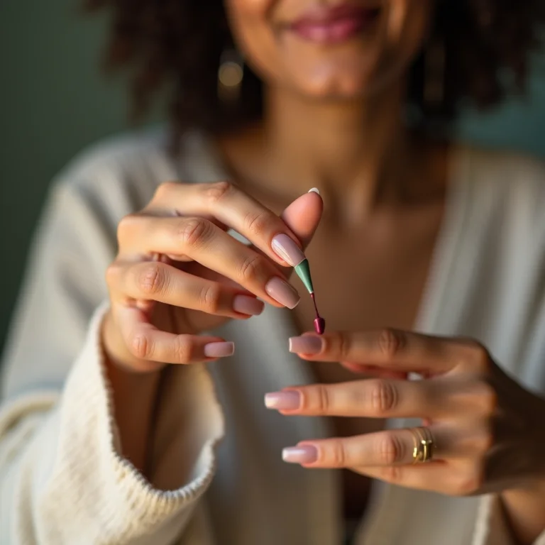 Remoção de esmalte sem acetona em unhas frágeis