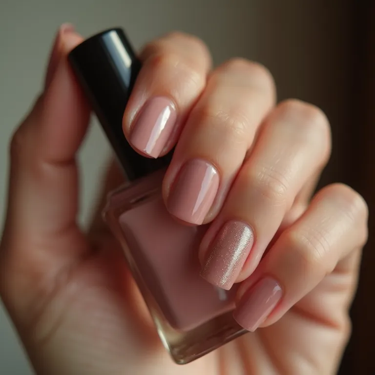 Removendo esmalte com esmalte mais escuro