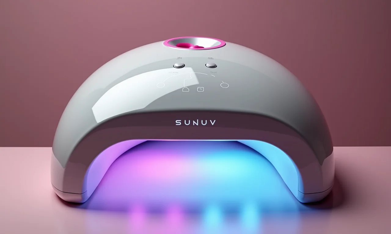 Secador de esmalte Sunuv em detalhes.