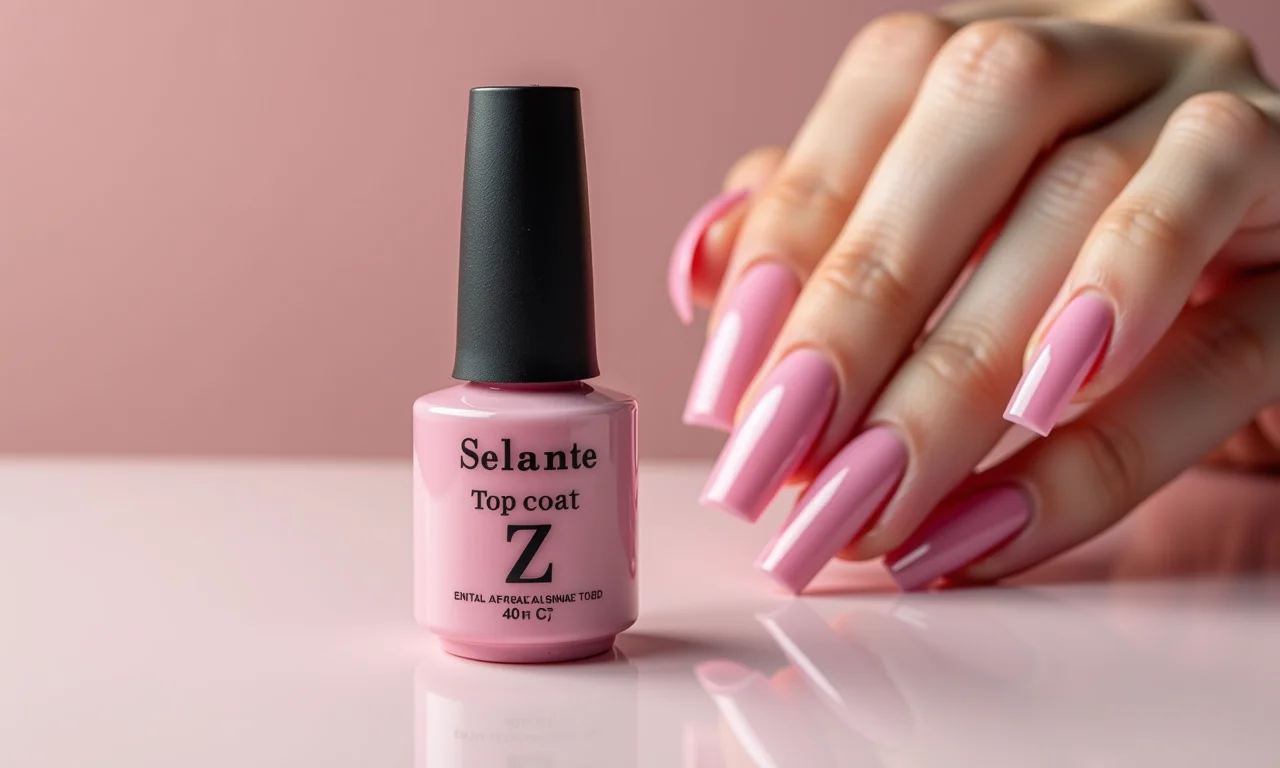Selante Top Coat Marca Z para unhas de fibra de vidro.