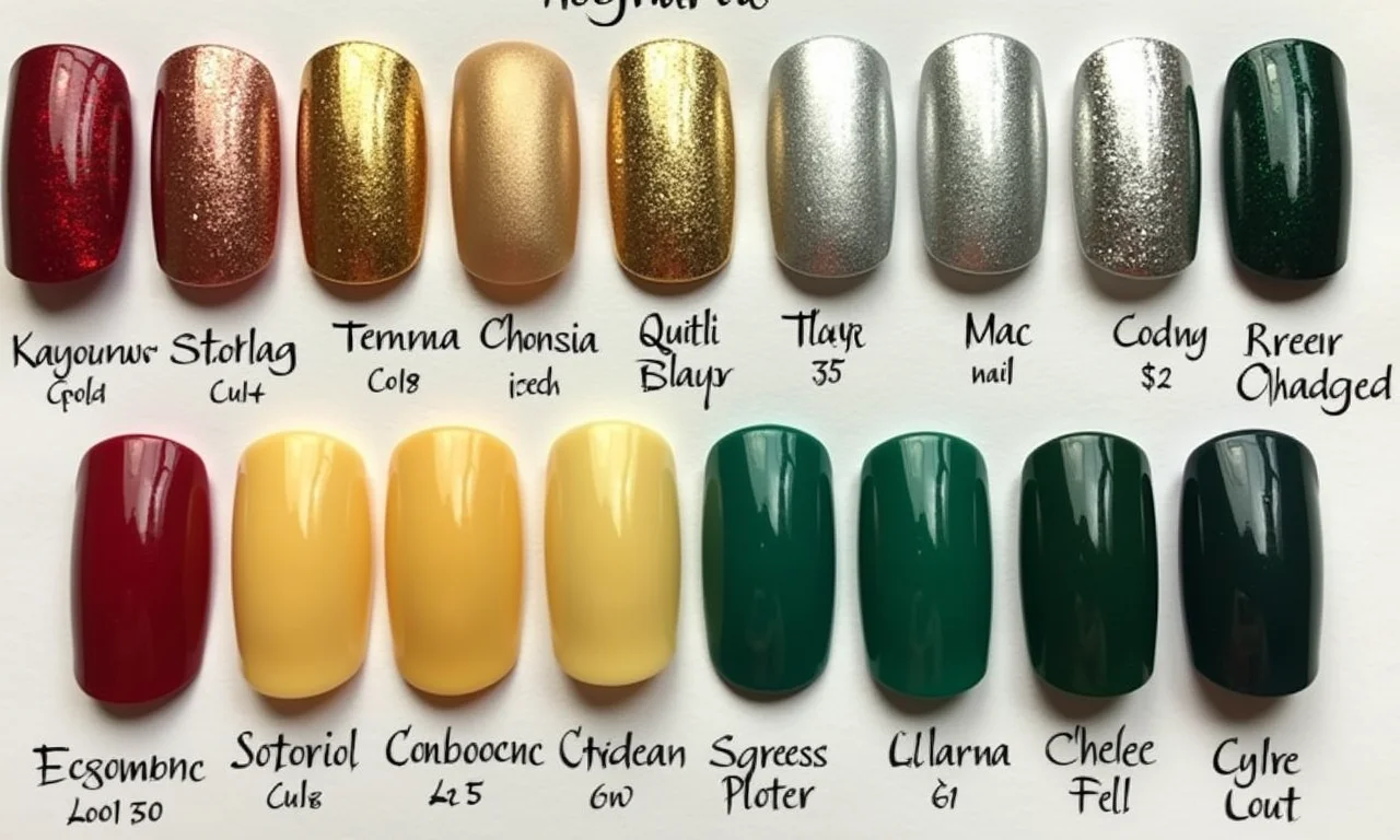 Tabela de cores das casas de Hogwarts para nail art.