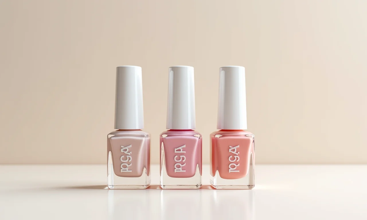 Tags minimalistas em esmaltes.