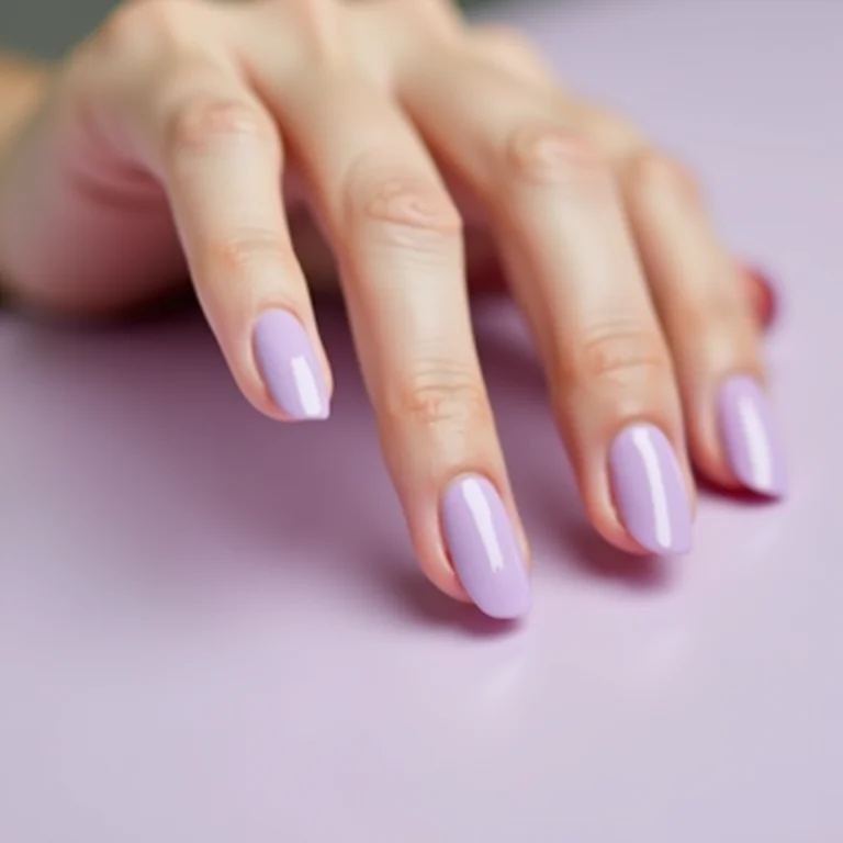 Teste de durabilidade unha de gel lilás