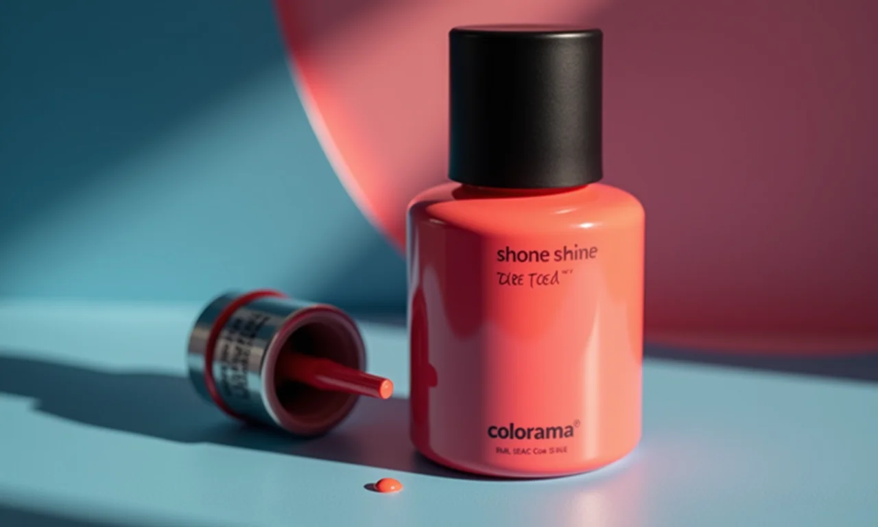 Top coat extrabrilho da Colorama.