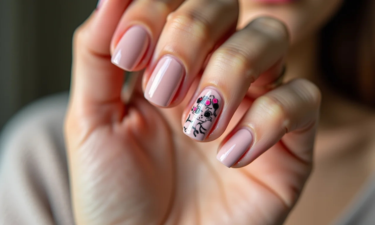 Unha filha única com design diferenciado.