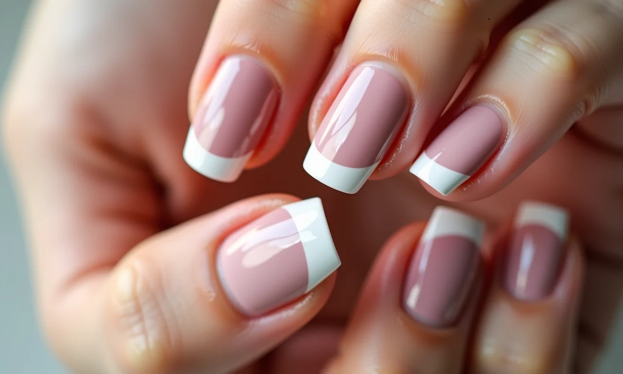 Unha inglesinha com minimalismo elegante.