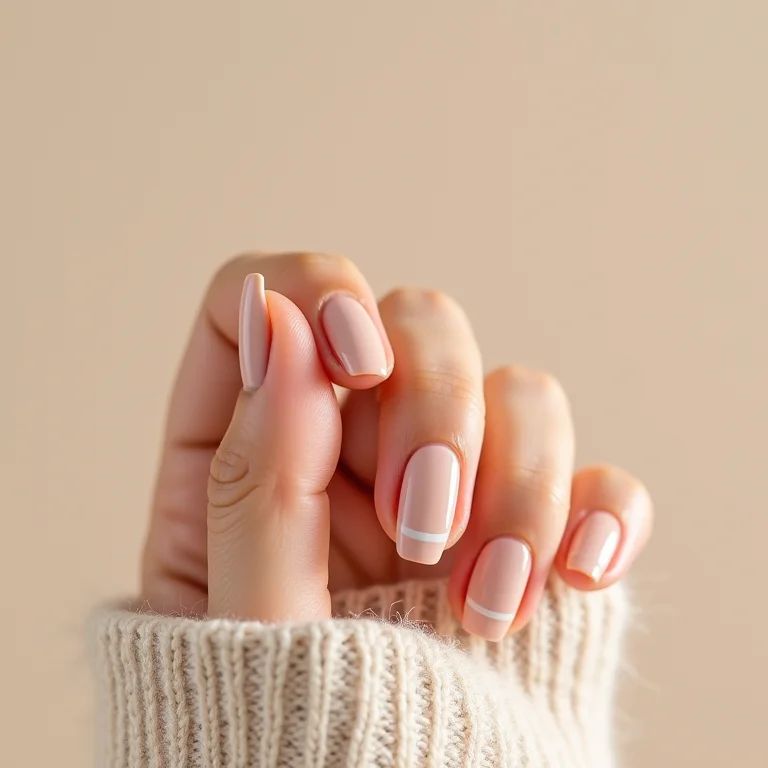 Unhas de gel decoradas simples e minimalistas