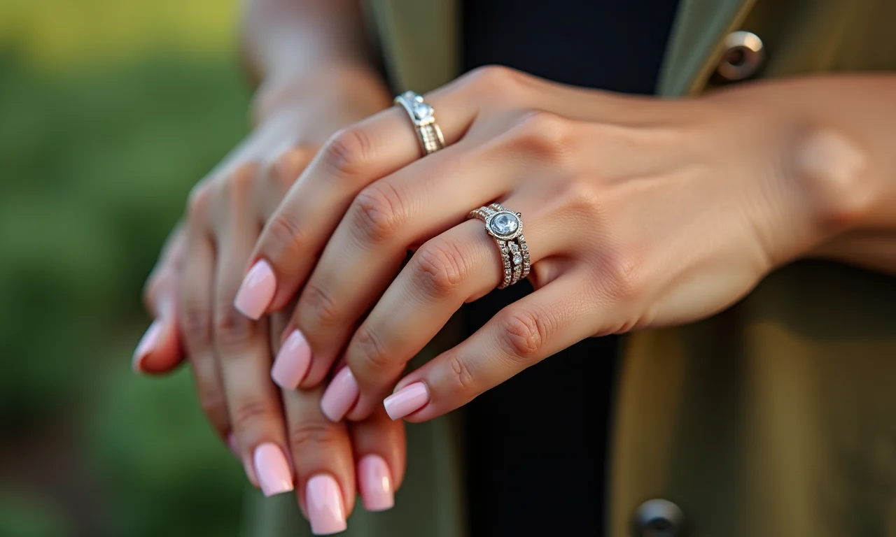 Unhas de gel quadradas: elegância e modernidade em cada detalhe.