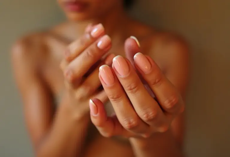 Unhas de gel simples e elegantes