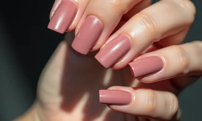 Unhas decoradas com esmalte fosco elegante