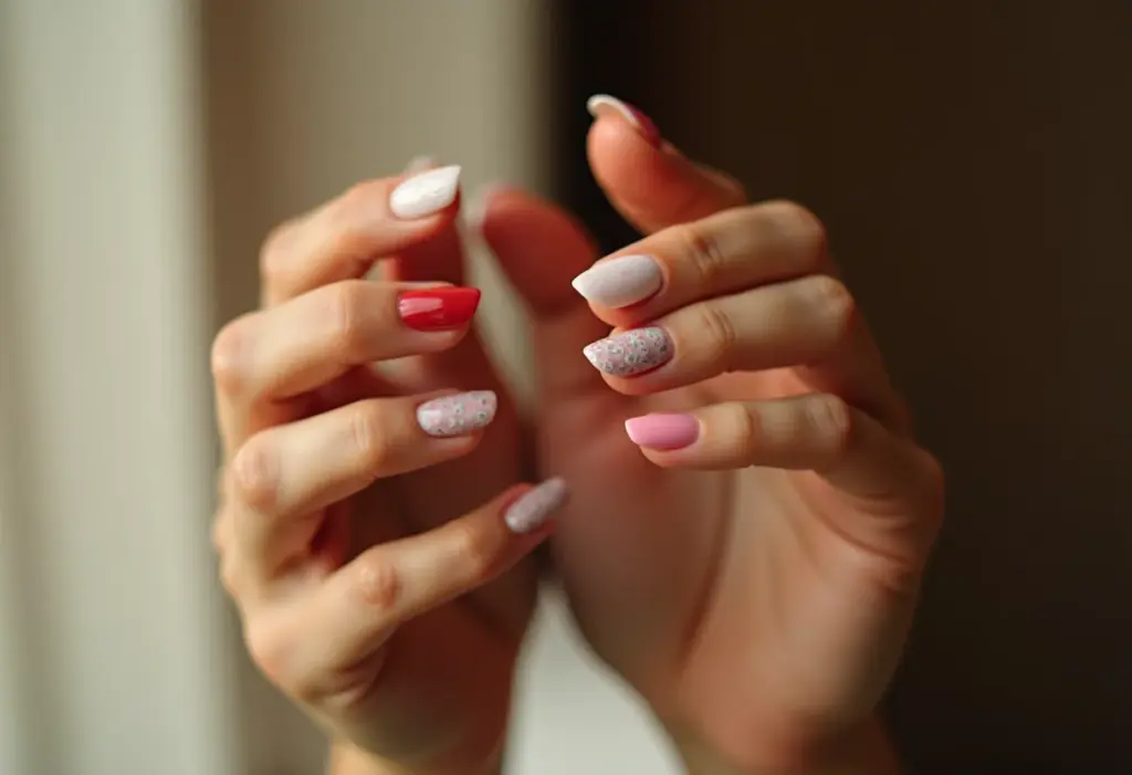 Unhas decoradas estilo francesinha repaginada