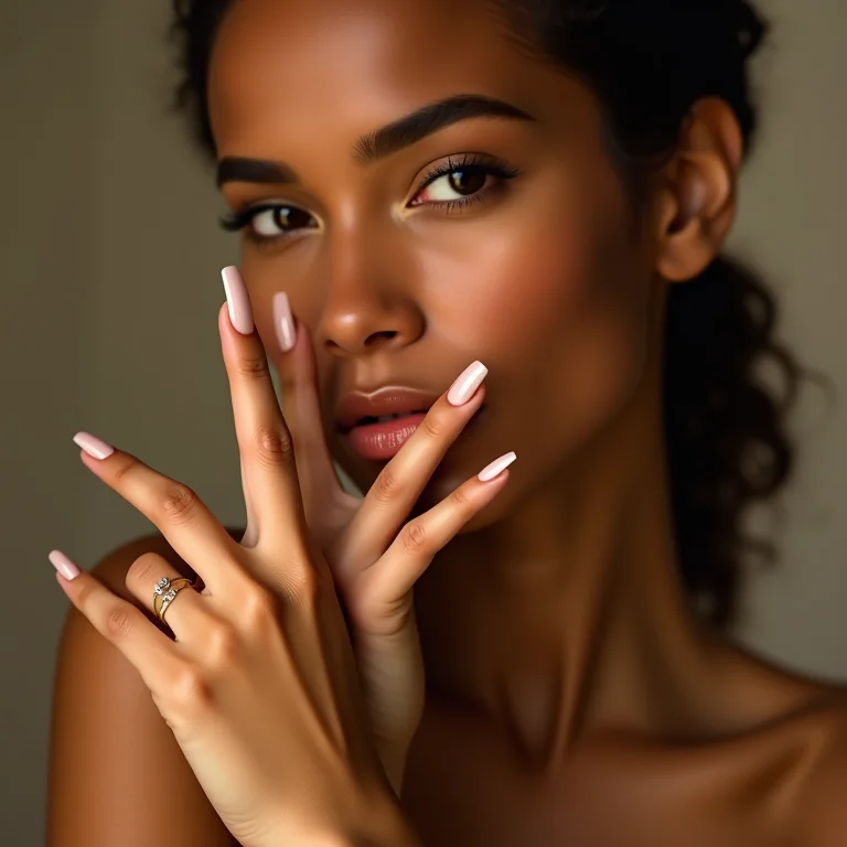 Unhas fortes e saudáveis após a remoção do esmalte em gel