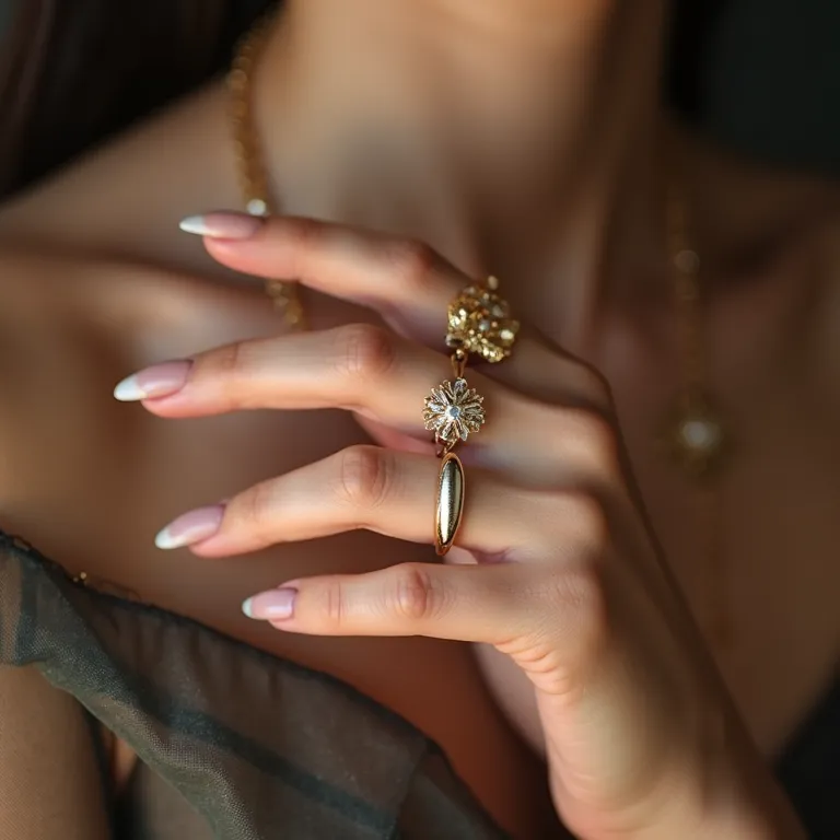 Unhas nude sofisticadas com acabamento matte.