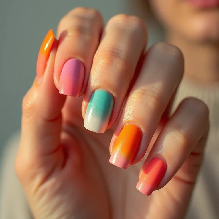 Unhas ombré: degradê de cores para um visual moderno