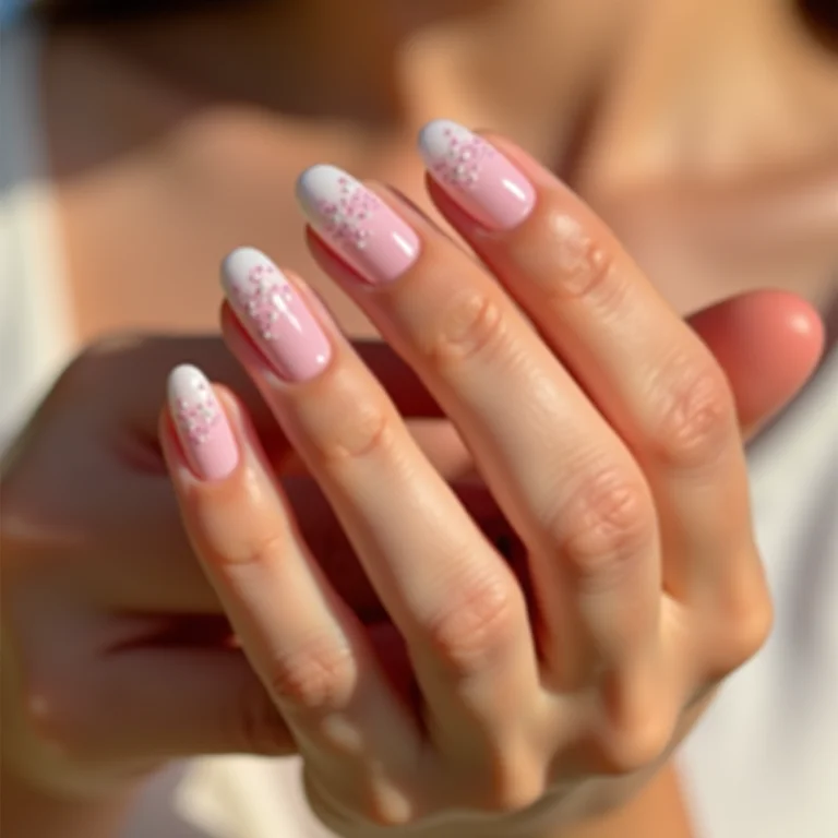 Unhas ombré sutis em gel