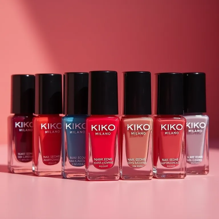 Variedade de cores dos esmaltes Kiko Milano Nail Lacquer.