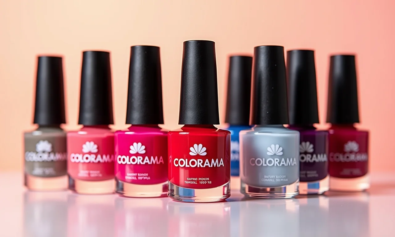 Variedade de esmaltes Colorama em cores diversas.