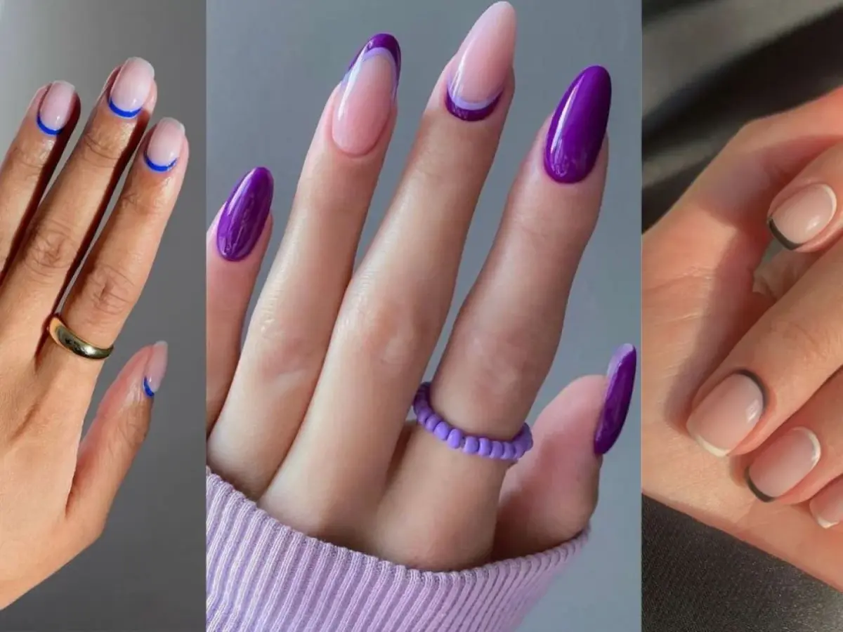 Francesinha Invertida com Micro Pérolas: Elegância Reinventada - detalhe