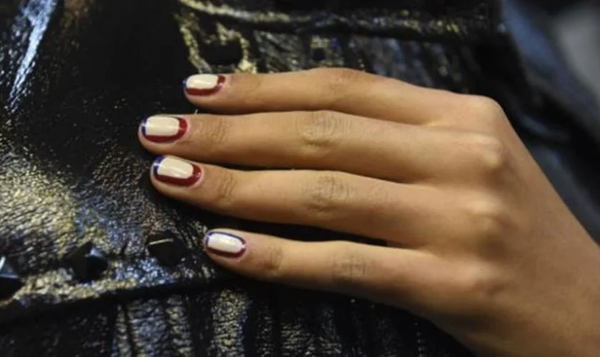 Unhas de Inverno com Desenhos Geométricos - ideia