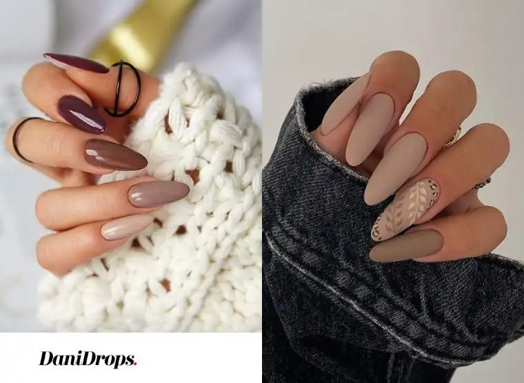 unha decorada amendoada - referência 11