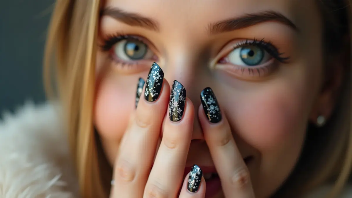 Minimalismo Chic com Micro-Glitter: Delicadeza Luminosa - detalhe