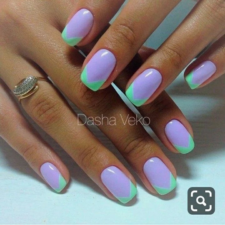 Combinação Tripla: Lilás, Verde e Branco para um Visual Impecável - ideia