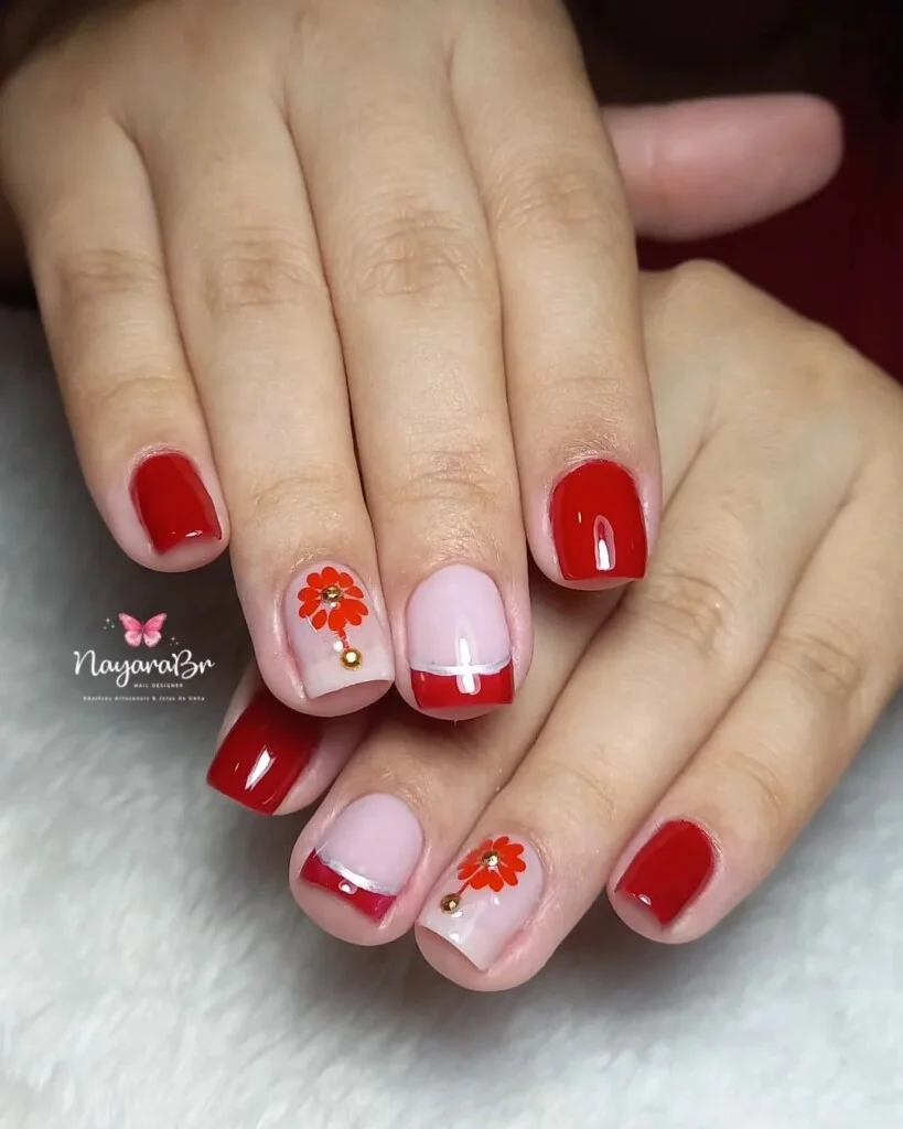 Unhas decoradas vermelhas: 60 modelos