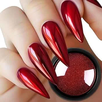 Efeito Cromado Espelhado: Unhas do Futuro! - ideia