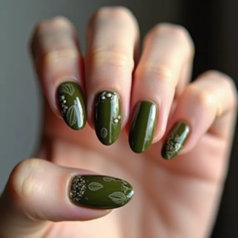 Verde Militar com Estampa Animal Print: Uma Aventura Fashion - detalhe