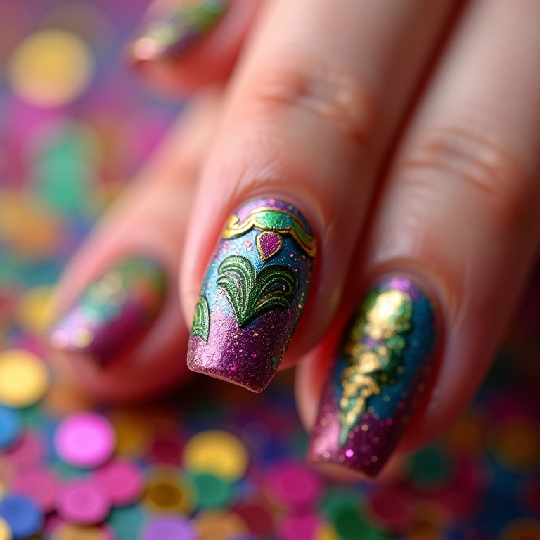 Filha Única com Efeito Metalizado Furta-Cor - ideia