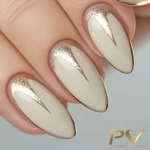 Elegância das Pérolas: Aplicações Sofisticadas em Unhas Nude - ideia