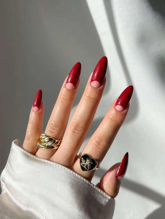 Estilo Meia Lua Vermelha: Um Toque Retrô - detalhe