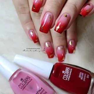 Ombré com Esmaltes Nude e Rosê: Discreto e Chic - inspiração