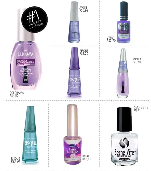 Preferido das leitoras: extra brilho