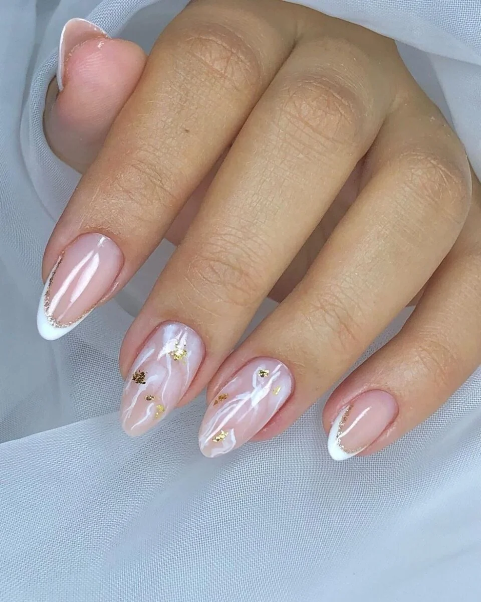 Francesinha Inovadora com Glitter Dourado - detalhe