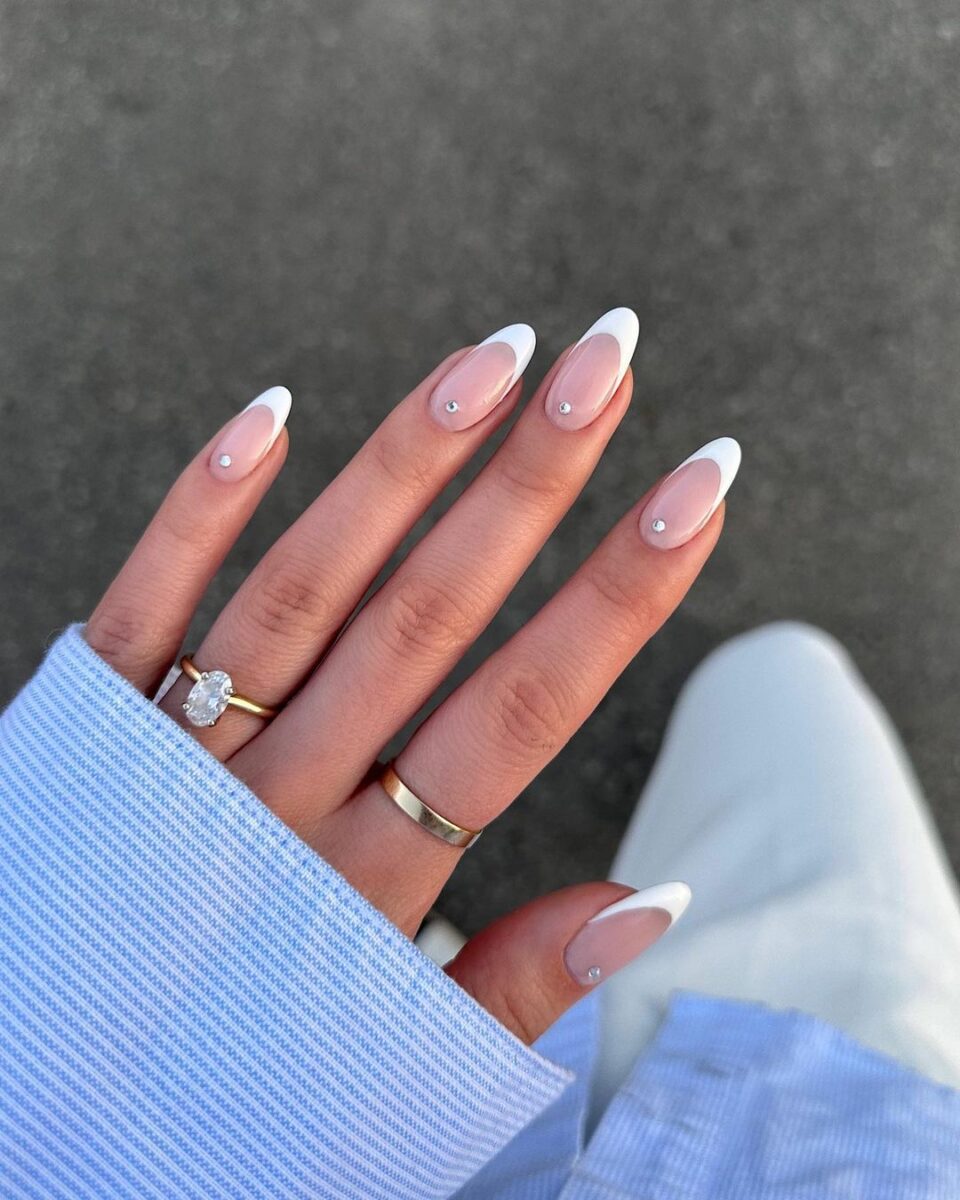 11 unhas brancas e delicadas para ...