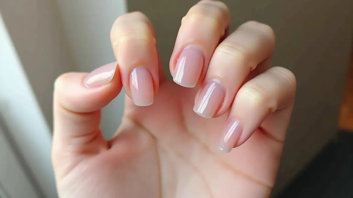 Unhas de Fibra com Efeito Ombré: Transição Suave de Cores - ideia